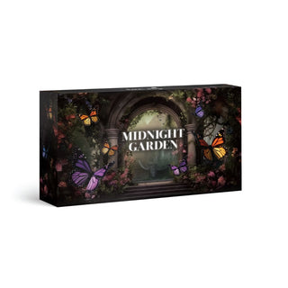 en Vogue Lac it! midnight-garden UV/LED gel polish set for professional nails and extensions. Included shades: Forbidden Love grey-blue shimmer, antique gold, Lock & Key, Black Rose burgundy crème and Enchantress rich magenta pearl.