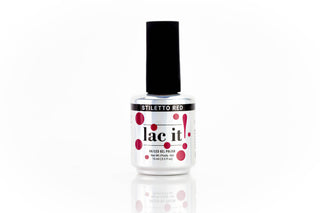 en Vogue Lac It! Stiletto Red deep berry red crème UV/LED gel nail polish for professional nails and extensions bottle